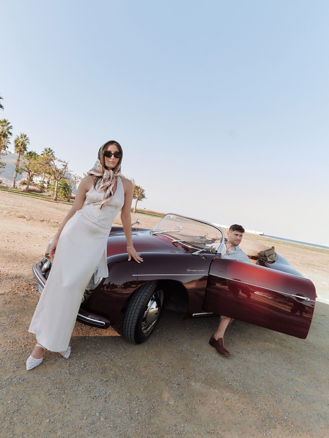 Engagement photo of the couple in Palermo, 4