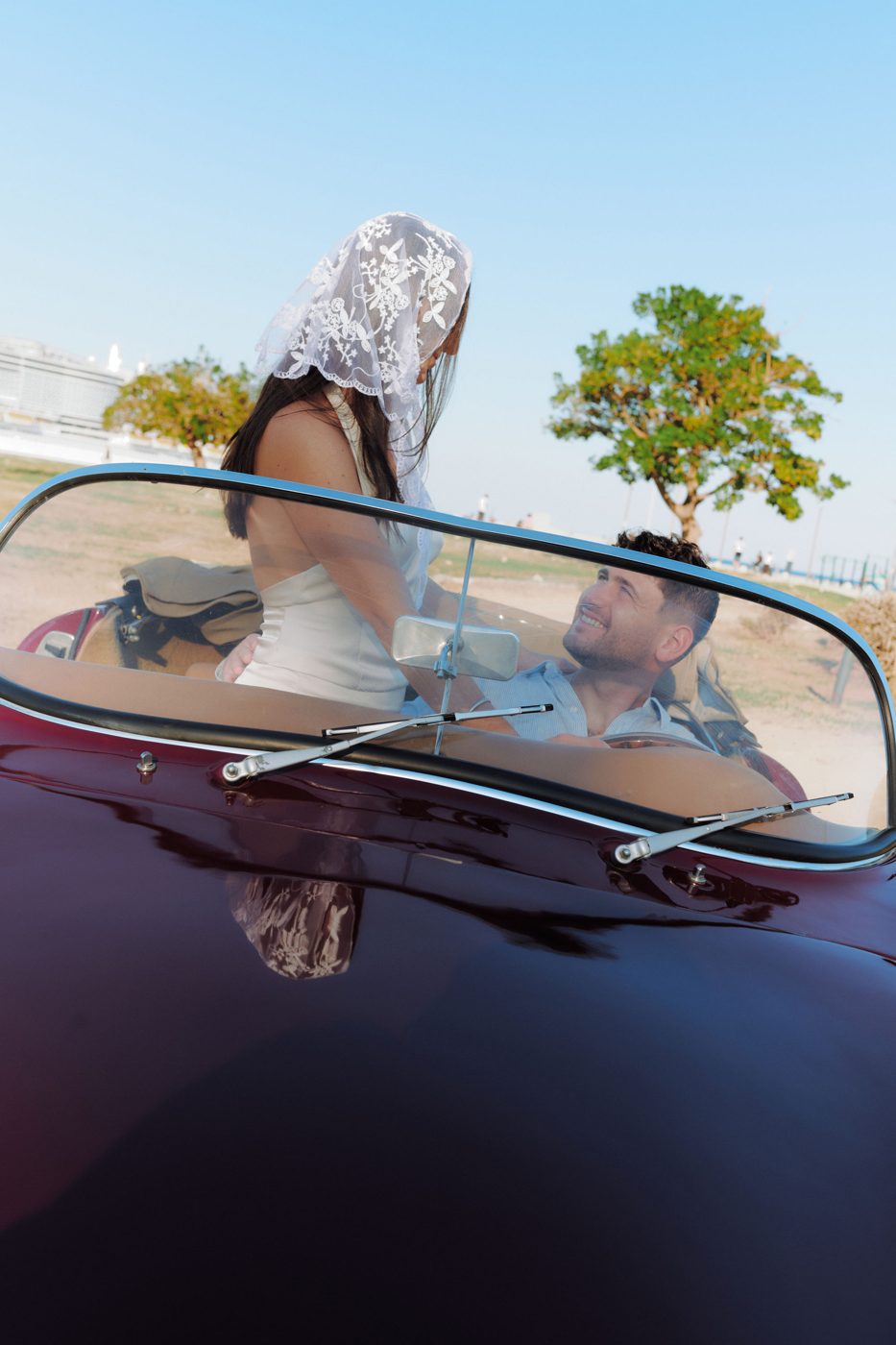 Engagement photo of the couple in Palermo, 15